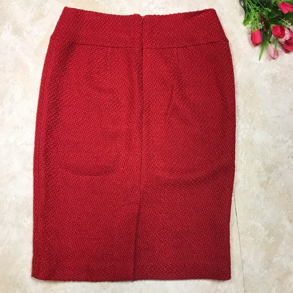 ANTHROPOLOGIE MOULINETTE SOEURS WOOL PENCIL SKIRT - Picture 2 of 7